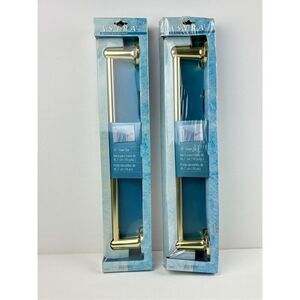Astra Series Franklin Polished Brass 18in Towel Bar Set of 2 New In The Box